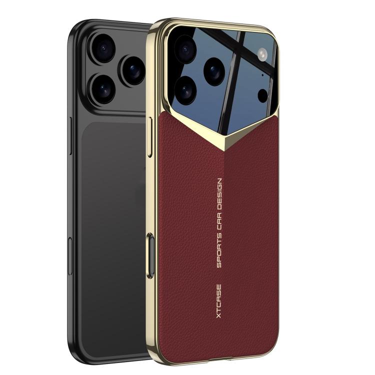 GKK Blade Phantom Einfarbige Leder-Handyhülle, Für iPhone 17 Pro Max, Für iPhone 17 Pro