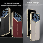 GKK Blade Phantom Einfarbige Leder-Handyhülle, Für iPhone 17 Pro Max, Für iPhone 17 Pro