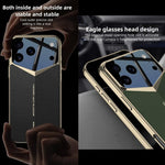 GKK Blade Phantom Einfarbige Leder-Handyhülle, Für iPhone 17 Pro Max, Für iPhone 17 Pro