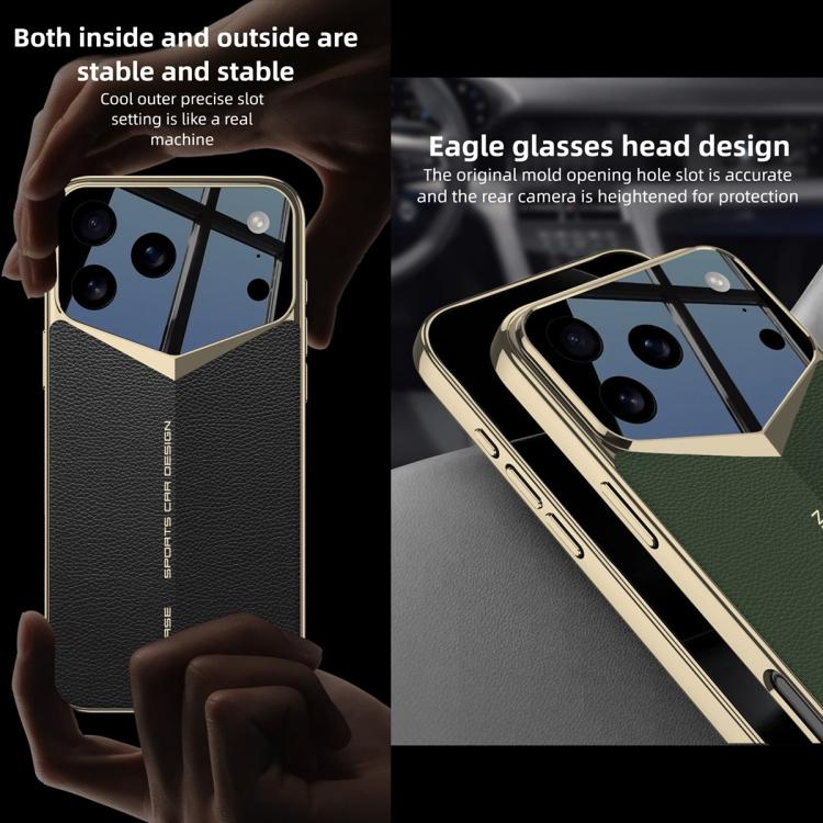 GKK Blade Phantom Einfarbige Leder-Handyhülle, Für iPhone 17 Pro Max, Für iPhone 17 Pro