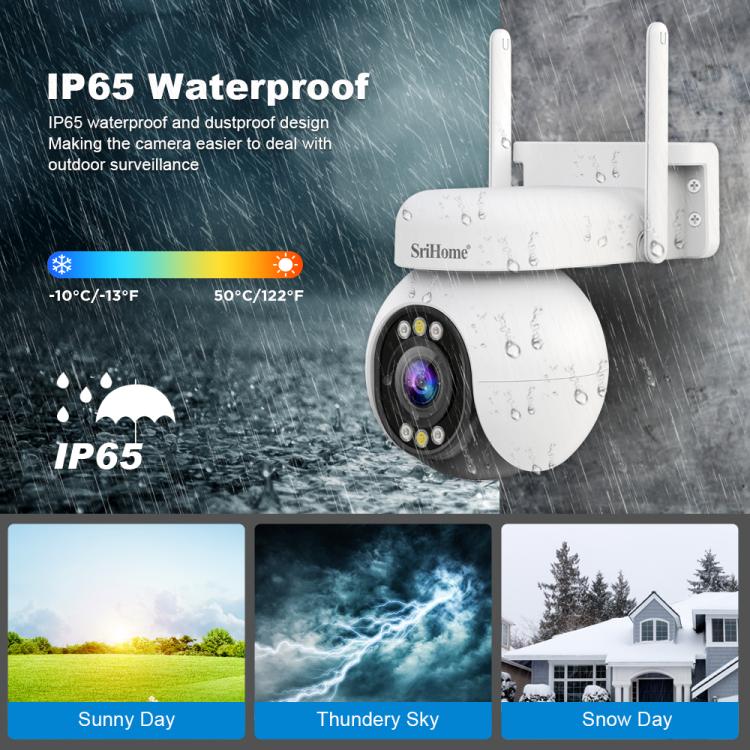 Srihome SH051 4MP 5X Optischer Zoom PTZ HD-Kamera, SH051