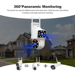 Srihome SH063 4MP Dual-Objektiv-Panorama-Überwachungskamera in HD, SH063