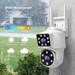 Srihome SH063 4MP Dual-Objektiv-Panorama-Überwachungskamera in HD, SH063