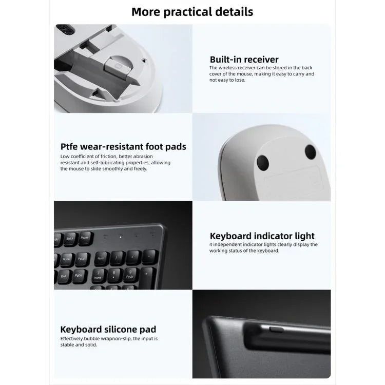 Original Xiaomi 2.4GHz Kabellose Tastatur- & Maus-Set 3, Gen3