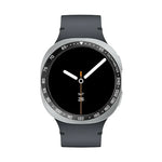 Schutzhülle aus Metall mit Lünette für Smartwatches, Stil: E-Stil, für Samsung Galaxy Watch8 Classic (46 mm), Samsung Galaxy Watch8 (44 mm) und Samsung Galaxy Watch8 (40 mm)