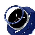 Schutzhülle aus Metall mit Lünette für Smartwatches, Stil: E-Stil, für Samsung Galaxy Watch8 Classic (46 mm), Samsung Galaxy Watch8 (44 mm) und Samsung Galaxy Watch8 (40 mm)