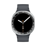 Schutzhülle aus Metall mit Lünette für Smartwatches, Stil: E-Stil, für Samsung Galaxy Watch8 Classic (46 mm), Samsung Galaxy Watch8 (44 mm) und Samsung Galaxy Watch8 (40 mm)