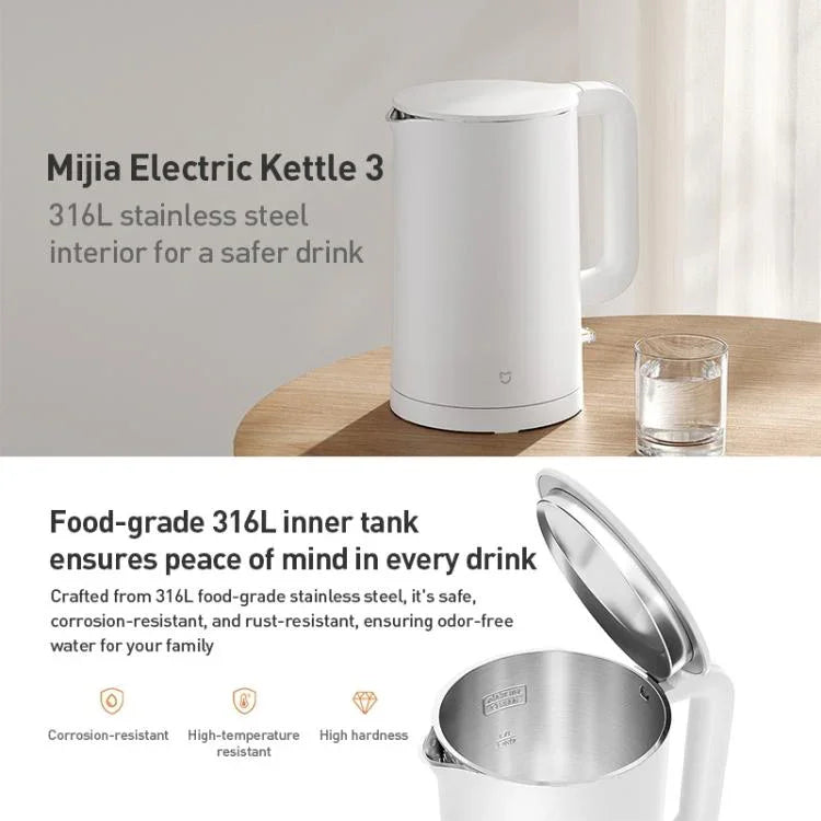 Original Xiaomi Mijia 1,7 l 1800 W Wasserkocher 3, CN-Stecker, Wasserkocher 3