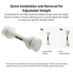 4tlg./Set Original Xiaomi Mijia Smart Dumbbell Gewichte, Xiaomi Mijia Smart Dumbbell Gewichte
