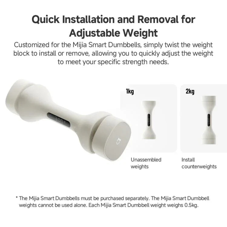 4tlg./Set Original Xiaomi Mijia Smart Dumbbell Gewichte, Xiaomi Mijia Smart Dumbbell Gewichte