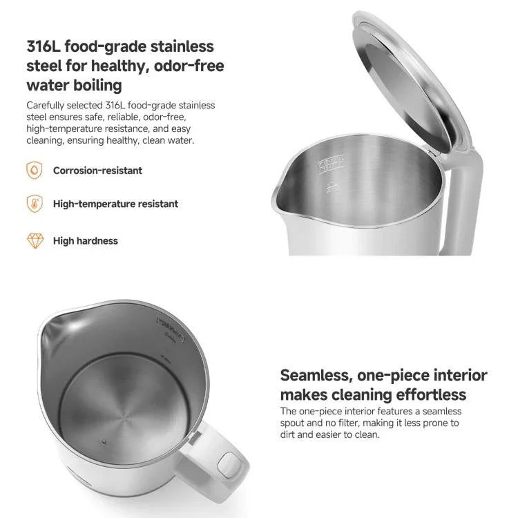 Original Xiaomi Mijia 1,7 l 1800 W Wasserkocher mit konstanter Temperatur, 3-flammig, mit chinesischem Stecker