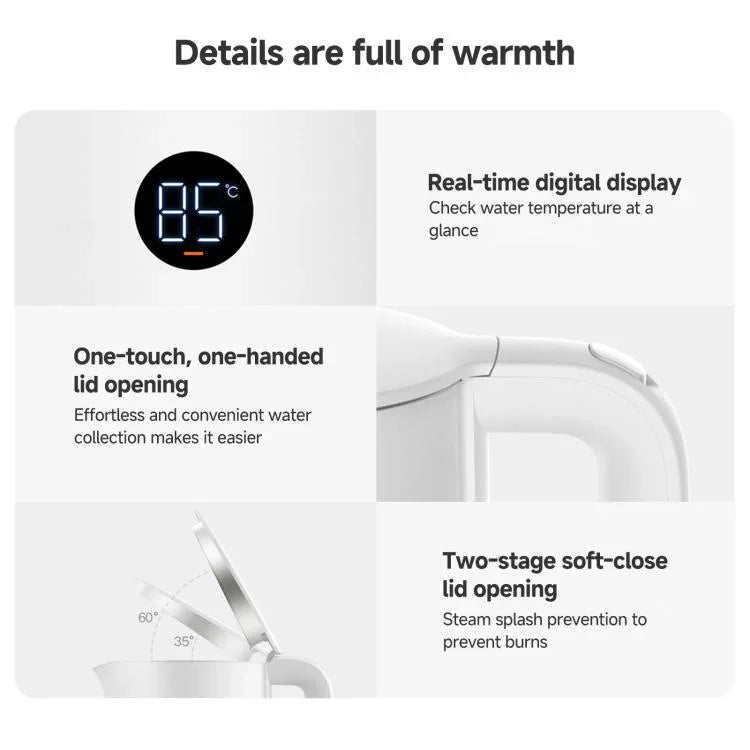 Original Xiaomi Mijia 1,7 l 1800 W Wasserkocher mit konstanter Temperatur, 3-flammig, mit chinesischem Stecker