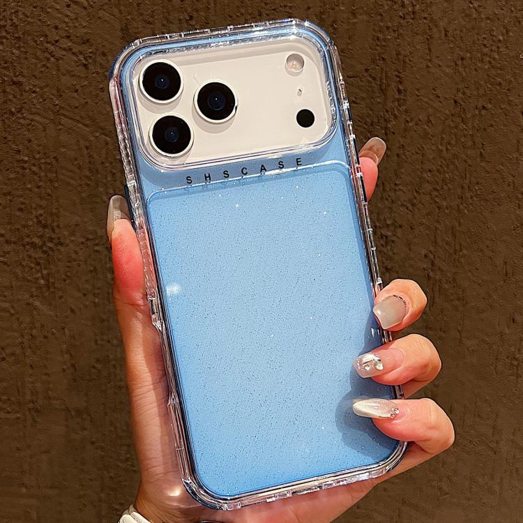 Glitzerpulver 3-in-1 TPU + PC-Handyhülle, Für iPhone 17 Pro Max, Für iPhone 17 Pro
