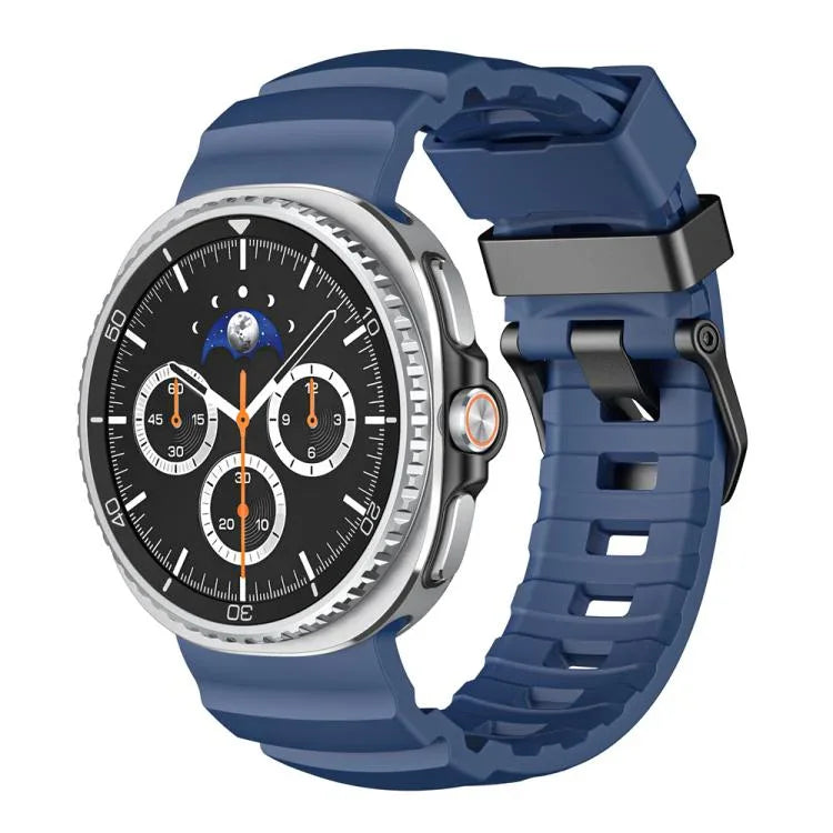 Wild Path Silikon-Uhrenarmband mit schwarzer Schnalle, passend für Samsung Galaxy Watch8 / Watch8 Classic