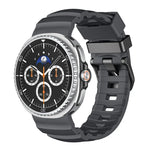 Wild Path Silikon-Uhrenarmband mit schwarzer Schnalle, passend für Samsung Galaxy Watch8 / Watch8 Classic