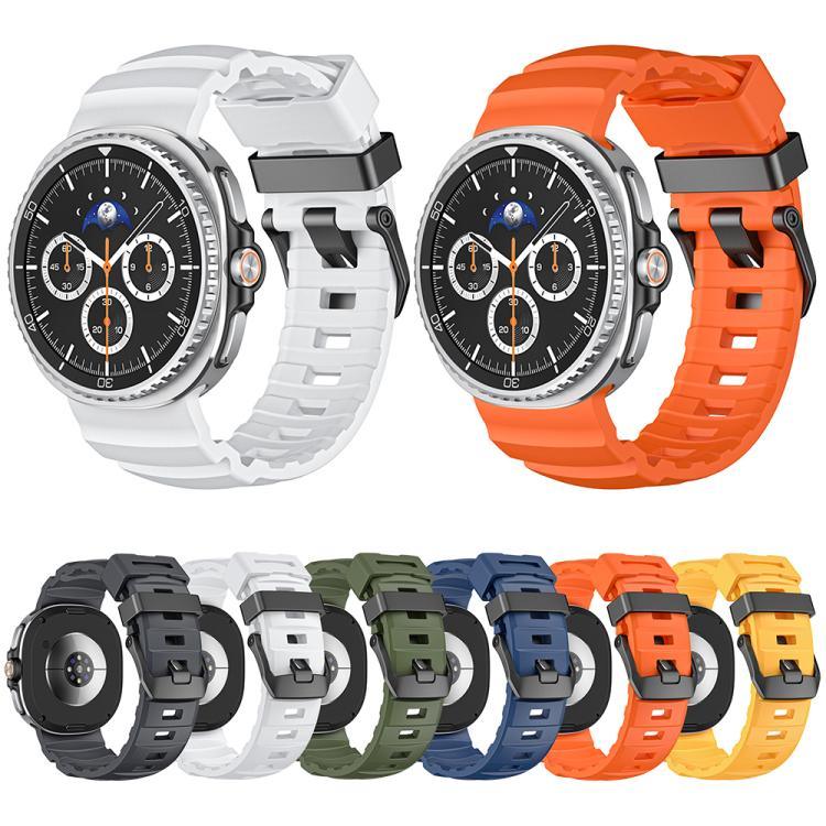 Wild Path Silikon-Uhrenarmband mit schwarzer Schnalle, passend für Samsung Galaxy Watch8 / Watch8 Classic