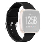 For Fitbit Versa 2 / Versa / Versa Lite xDfind Reverse Buckle Solid Color Silicone Watch Band, S, L