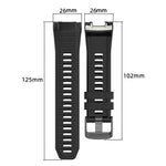 xDfind Quick Release Plastic Connector Solid Color Silicone Watch Band, For Garmin Instinct 2X