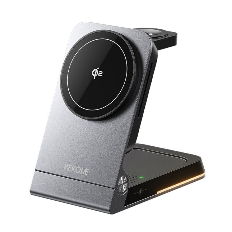 WK WP-U180 Tonayn Qi2 15W 3-in-1 magnetisches kabelloses Ladegerät, WP-U180