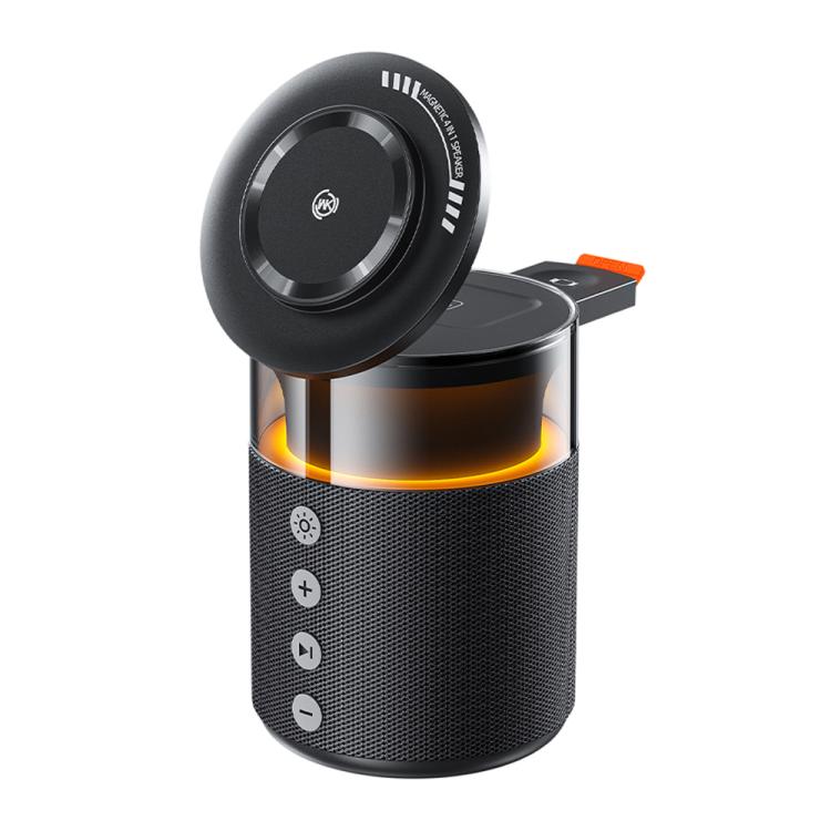 WK WP-U179 Qisone 5-in-1 15W kabelloser Lade-Bluetooth-Lautsprecher mit Nachtlicht