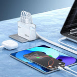 WK WP-U20 lceyon 140W GaN Multifunktionsladegerät, EU-Stecker, UK-Stecker