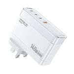 WK WP-U20 lceyon 140W GaN Multifunktionsladegerät, EU-Stecker, UK-Stecker