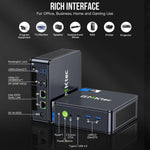 GMKtec NucBox K7 PLUS Mini-PC, Intel Core i7-13620H der 13. Generation, Windows 11 Pro, WLAN, Bluetooth, HDTV, DisplayPort, 16 GB RAM + 512 GB SSD, 32 GB RAM + 1 TB SSD