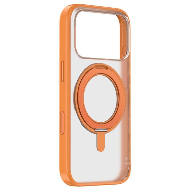 ZGA Feitian 360 Drehhalter Magsafe PC Hybrid TPU-Handyhülle, Für iPhone 17 Pro, Für iPhone 17 Pro Max