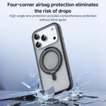 ZGA Feitian 360 Drehhalter Magsafe PC Hybrid TPU-Handyhülle, Für iPhone 17 Pro, Für iPhone 17 Pro Max