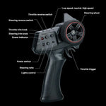 JJR/C C8801 Pro Black Warrior Edition Wrangler Simulations-Kletter-Ferngesteuertes Auto