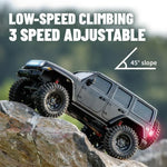 JJR/C C8801 Pro Black Warrior Edition Wrangler Simulations-Kletter-Ferngesteuertes Auto