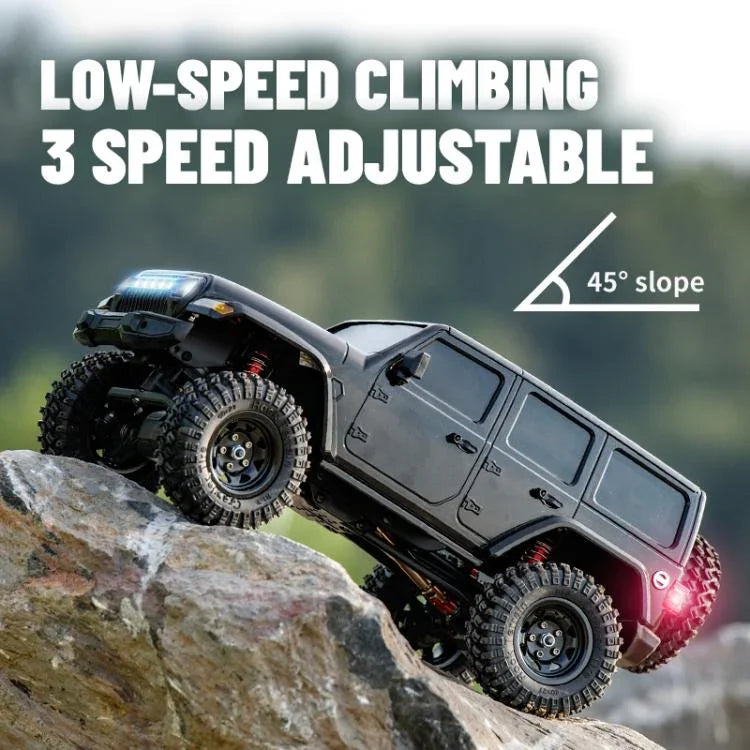 JJR/C C8801 Pro Black Warrior Edition Wrangler Simulations-Kletter-Ferngesteuertes Auto