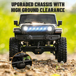 JJR/C C8801 Pro Black Warrior Edition Wrangler Simulations-Kletter-Ferngesteuertes Auto