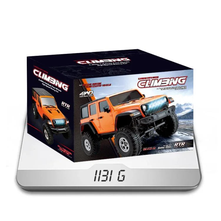 JJR/C C8801 Pro Black Warrior Edition Wrangler Simulations-Kletter-Ferngesteuertes Auto