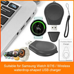xDfind Kabelloses USB-Ladegerät für Smartwatches mit Trageschlaufe, für Samsung Galaxy Watch 8/7/6/5/4