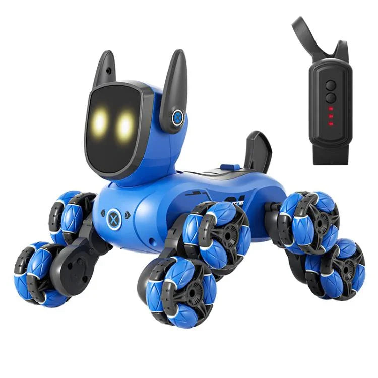 JJR/C Q200 Kleiner achträdriger Multifunktions-Roboterhund mit RC-Uhr