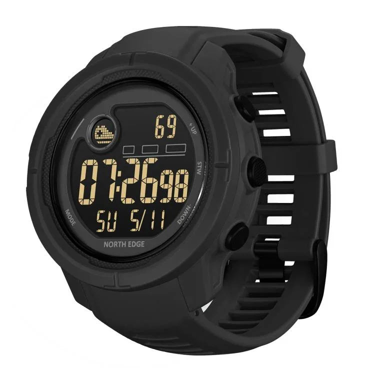 NORTH EDGE MARS 5 Outdoor Smartwatch für Herren, unterstützt Herzfrequenz-/Blutsauerstoffüberwachung