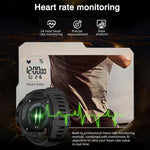NORTH EDGE MARS 5 Outdoor Smartwatch für Herren, unterstützt Herzfrequenz-/Blutsauerstoffüberwachung
