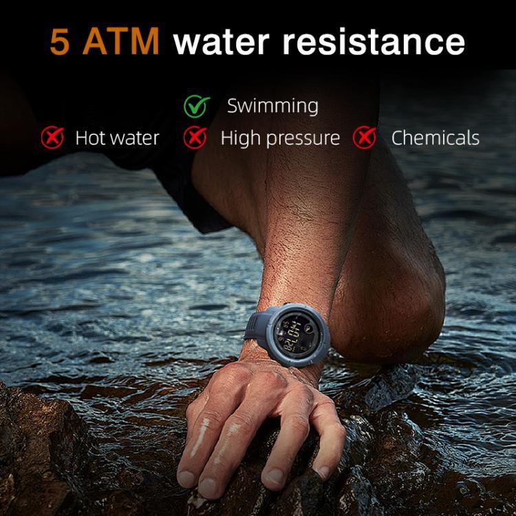 NORTH EDGE MARS 5 Outdoor Smartwatch für Herren, unterstützt Herzfrequenz-/Blutsauerstoffüberwachung
