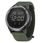 NORTH EDGE TERRAX Outdoor Luminous Waterproof Men Multifunctional Nylon Strap Sports Watch