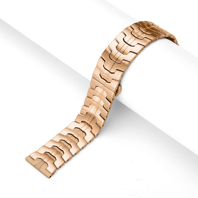 xDfind Butterfly Buckle Stainless Steel Watch Band, 22mm