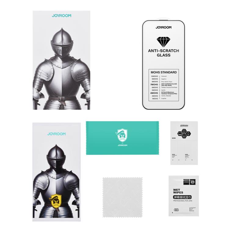 JOYROOM Knight Series 2.5D Vollbild HD Gehärtete Anti-Kratz-Glasfolie, Für iPhone 17 Pro Max, Für iPhone 17 Pro, Für iPhone 17, Für iPhone Air, Für iPhone 16 Pro Max, Für iPhone 16 Pro, Für iPhone 16 Plus, Für iPhone 16