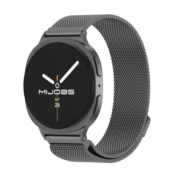 MIJOBS Milan Magnetisches Metall-Uhrenarmband, für Samsung Galaxy Watch8 / Watch8 Classic