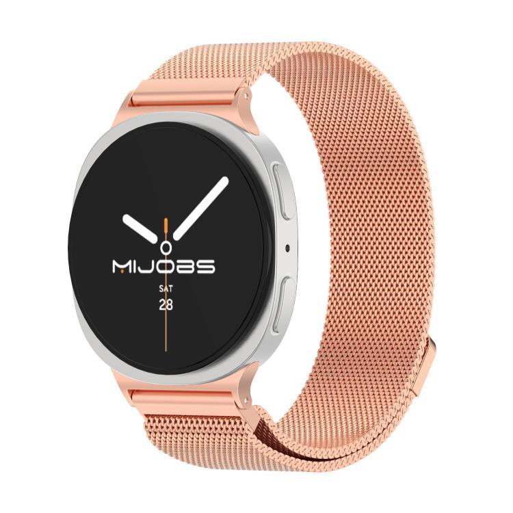 MIJOBS Milan Magnetisches Metall-Uhrenarmband, für Samsung Galaxy Watch8 / Watch8 Classic