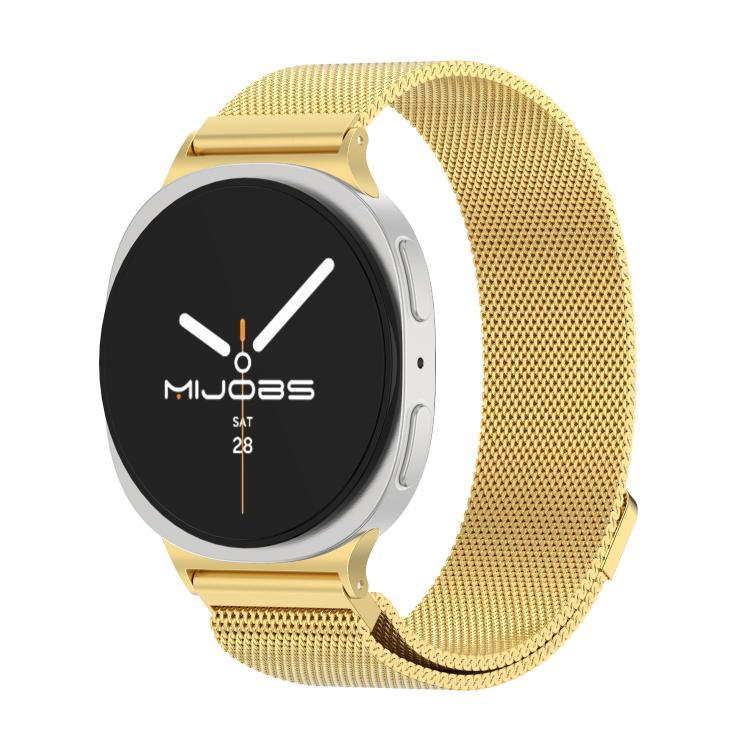 MIJOBS Milan Magnetisches Metall-Uhrenarmband, für Samsung Galaxy Watch8 / Watch8 Classic