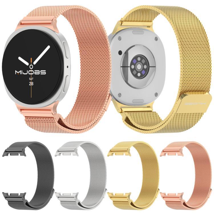 MIJOBS Milan Magnetisches Metall-Uhrenarmband, für Samsung Galaxy Watch8 / Watch8 Classic
