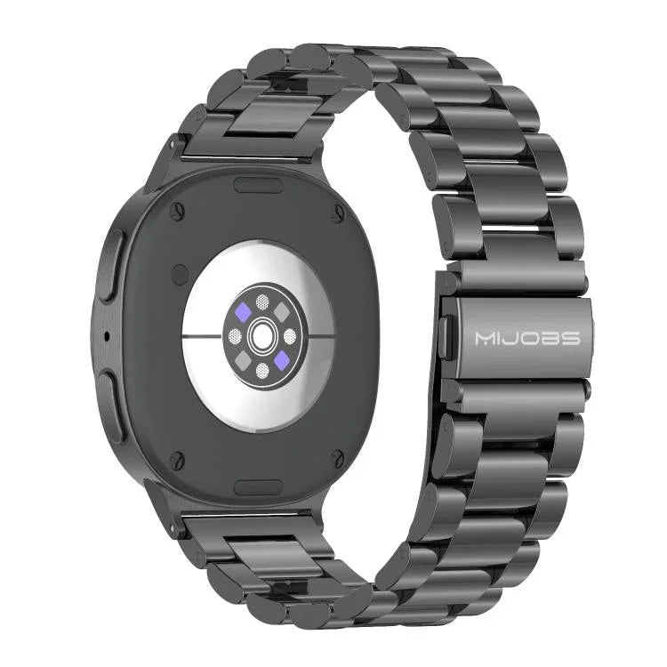 MIJOBS Dreiperlen-Uhrenarmband aus Edelstahl, für Samsung Galaxy Watch8 / Watch8 Classic