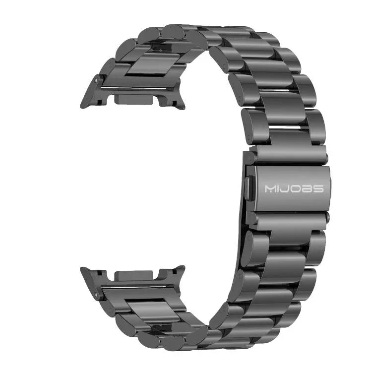 MIJOBS Dreiperlen-Uhrenarmband aus Edelstahl, für Samsung Galaxy Watch8 / Watch8 Classic