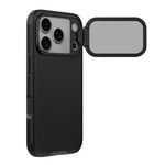 NILLKIN Schwarzer Spiegel Prop CD Textur Transparente Spiegelabdeckung Handyhülle, Für iPhone 17 Pro Max, Für iPhone 17 Pro