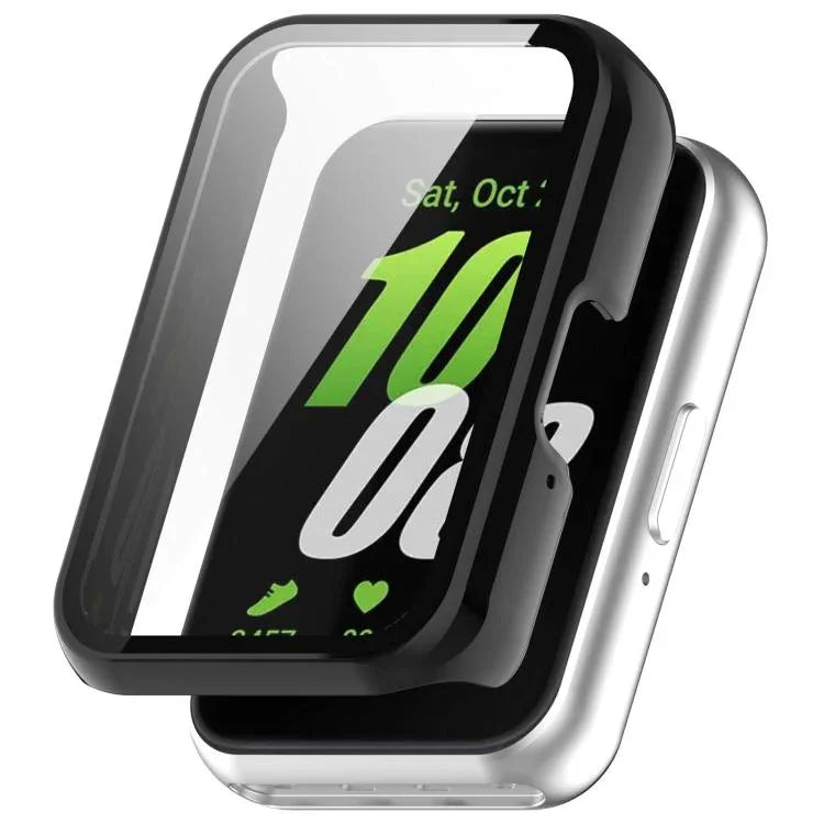 xDfind Schutzhülle aus gehärtetem Kunststoff mit integrierter PC-Schutzfolie für Samsung Galaxy Fit3